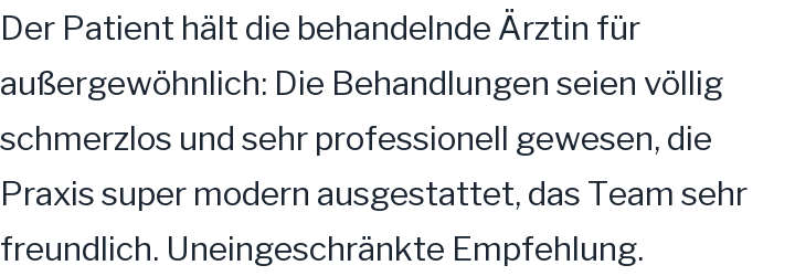 Google-Rezension, 5 von 5 Sternen