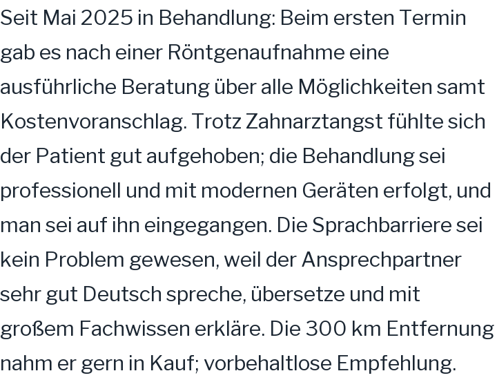 Google-Rezension, 5 von 5 Sternen