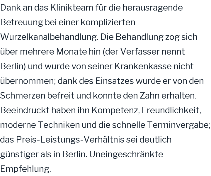 Google-Rezension, 5 von 5 Sternen