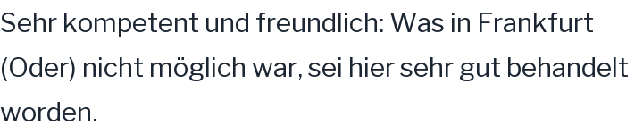 Google-Rezension, 5 von 5 Sternen
