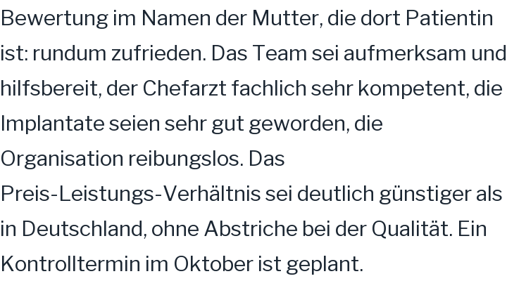 Google-Rezension, 5 von 5 Sternen