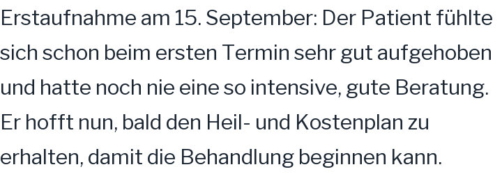 Google-Rezension, 5 von 5 Sternen