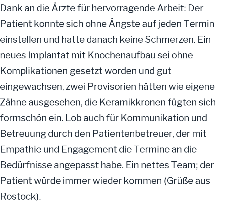 Google-Rezension, 5 von 5 Sternen