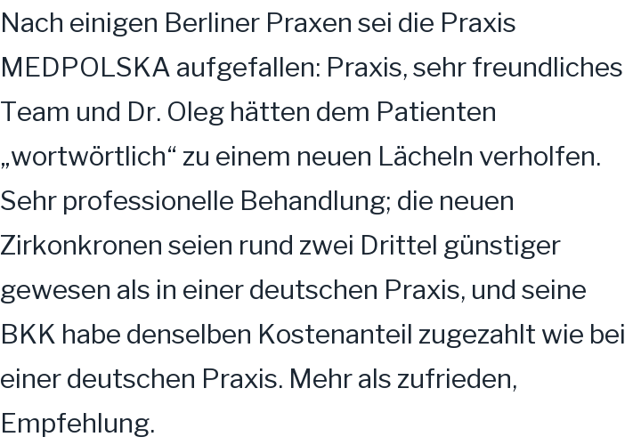 Google-Rezension, 5 von 5 Sternen