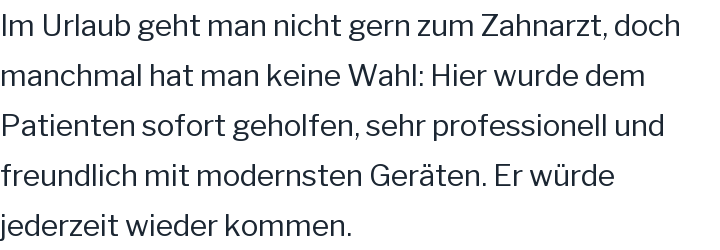 Google-Rezension, 5 von 5 Sternen