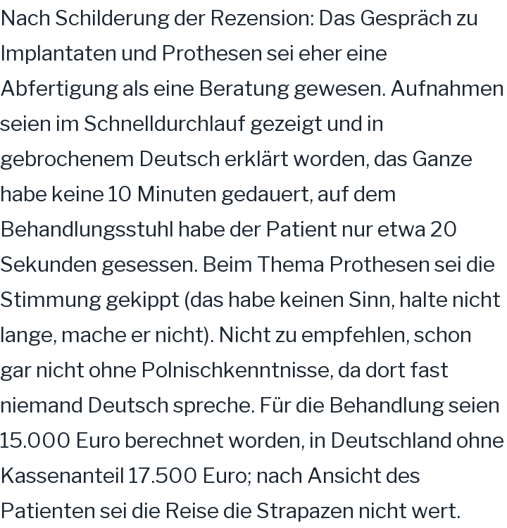 Google-Rezension, 1 von 5 Sternen