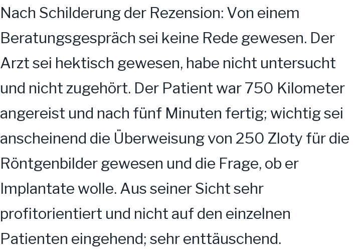 Google-Rezension, 1 von 5 Sternen