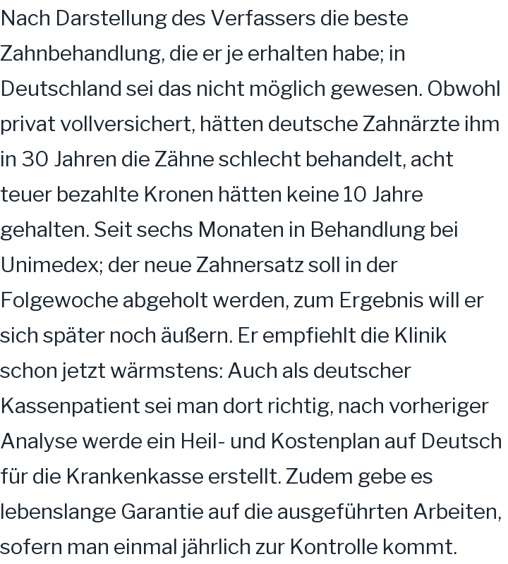 Google-Rezension, 5 von 5 Sternen