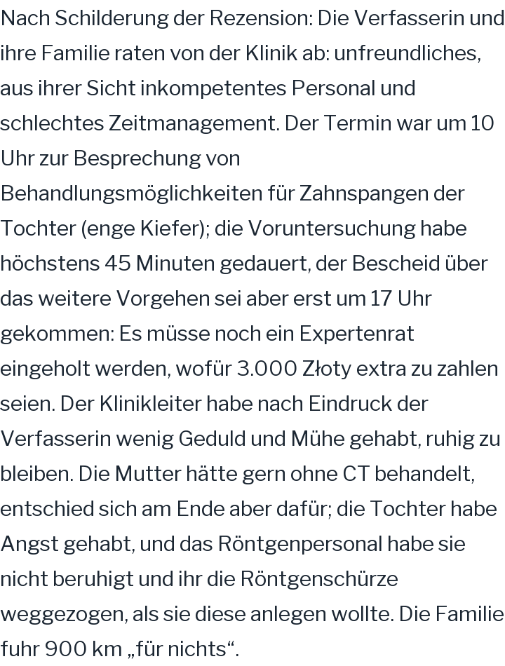 Google-Rezension, 1 von 5 Sternen