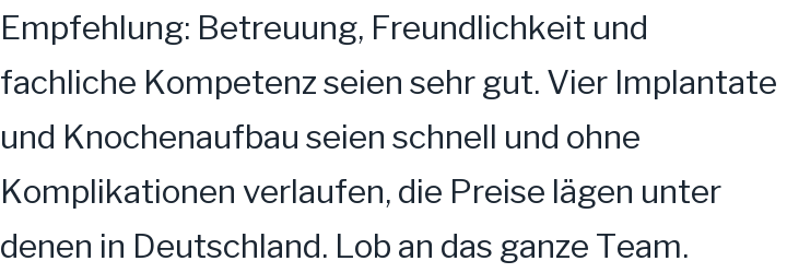 Google-Rezension, 5 von 5 Sternen