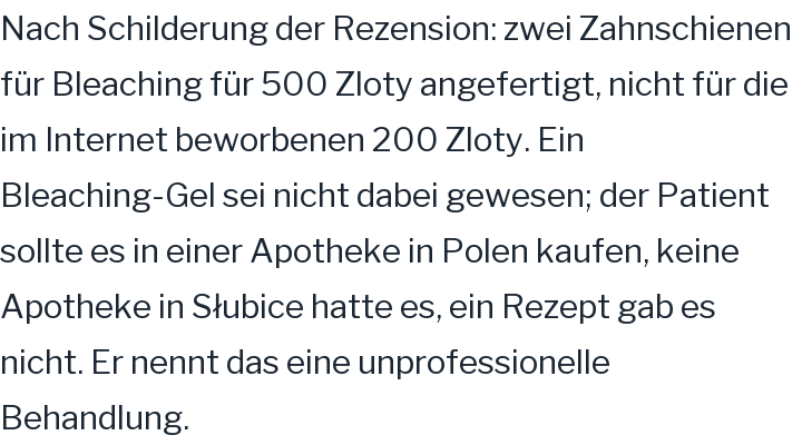 Google-Rezension, 2 von 5 Sternen