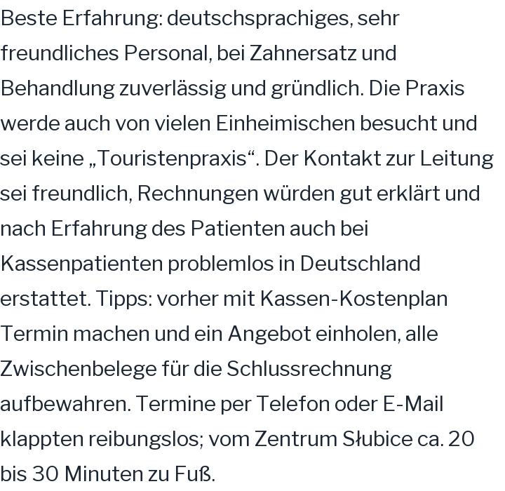 Google-Rezension, 5 von 5 Sternen