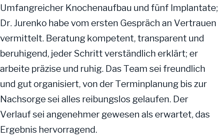 Google-Rezension, 5 von 5 Sternen
